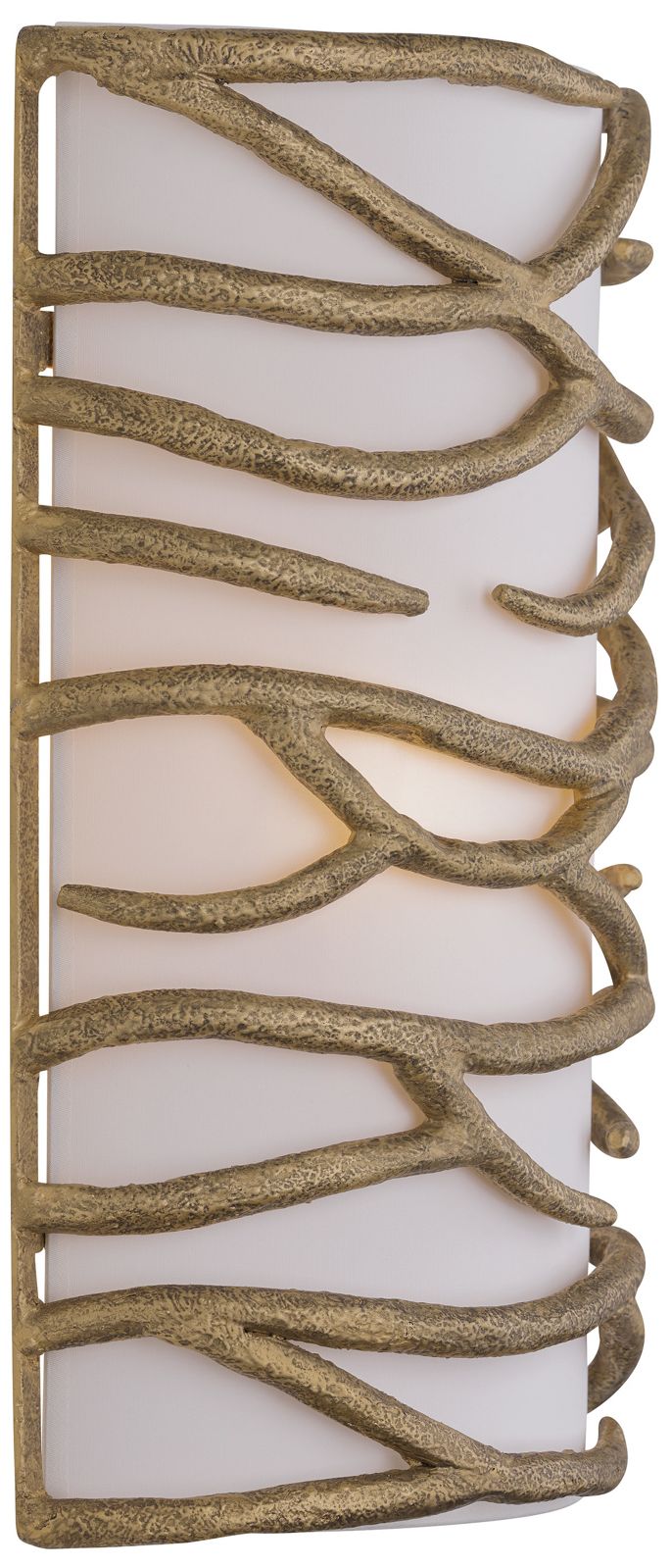 Branch Reality 16" High Ashen Gold Wall Sconce