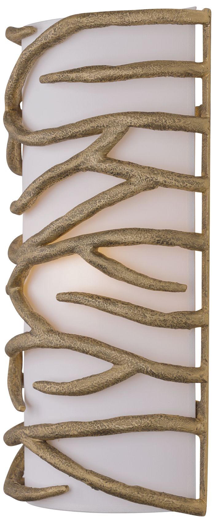 Branch Reality 16" High Ashen Gold Wall Sconce
