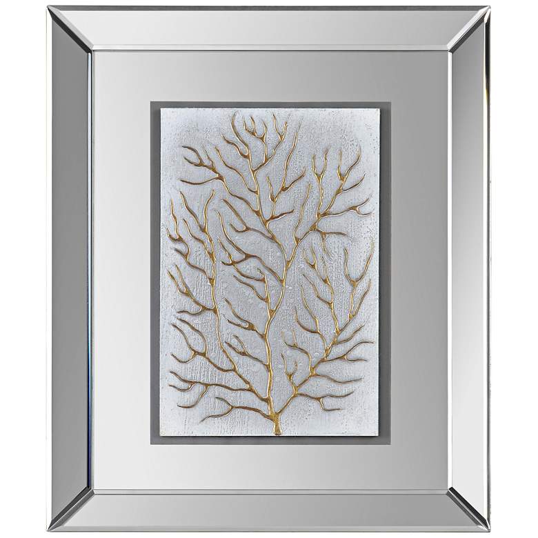 Image 1 Branching Out II 20 inchx24 inch Framed Mirrored Wall Art