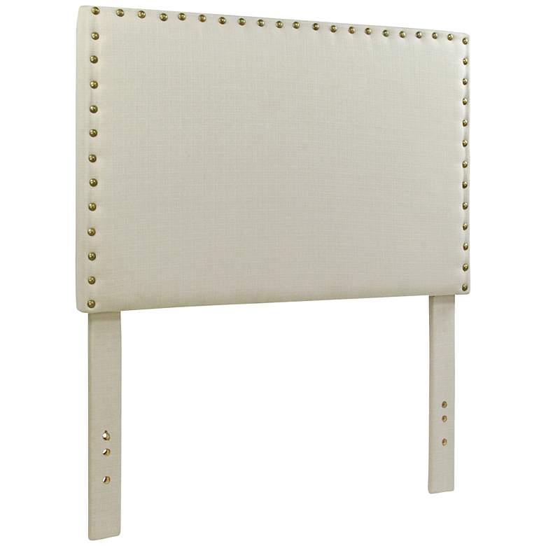 Image 1 Brande Ivory Full/Queen Upholstered Headboard