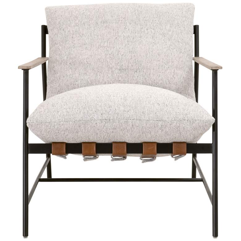 Image 1 Brando Club Chair, Howell Natural, Chestnut Top Grain Leather