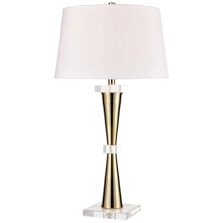 Image 1 Brandt 32 inch High 1-Light Table Lamp - Gold - Includes LED Bulb