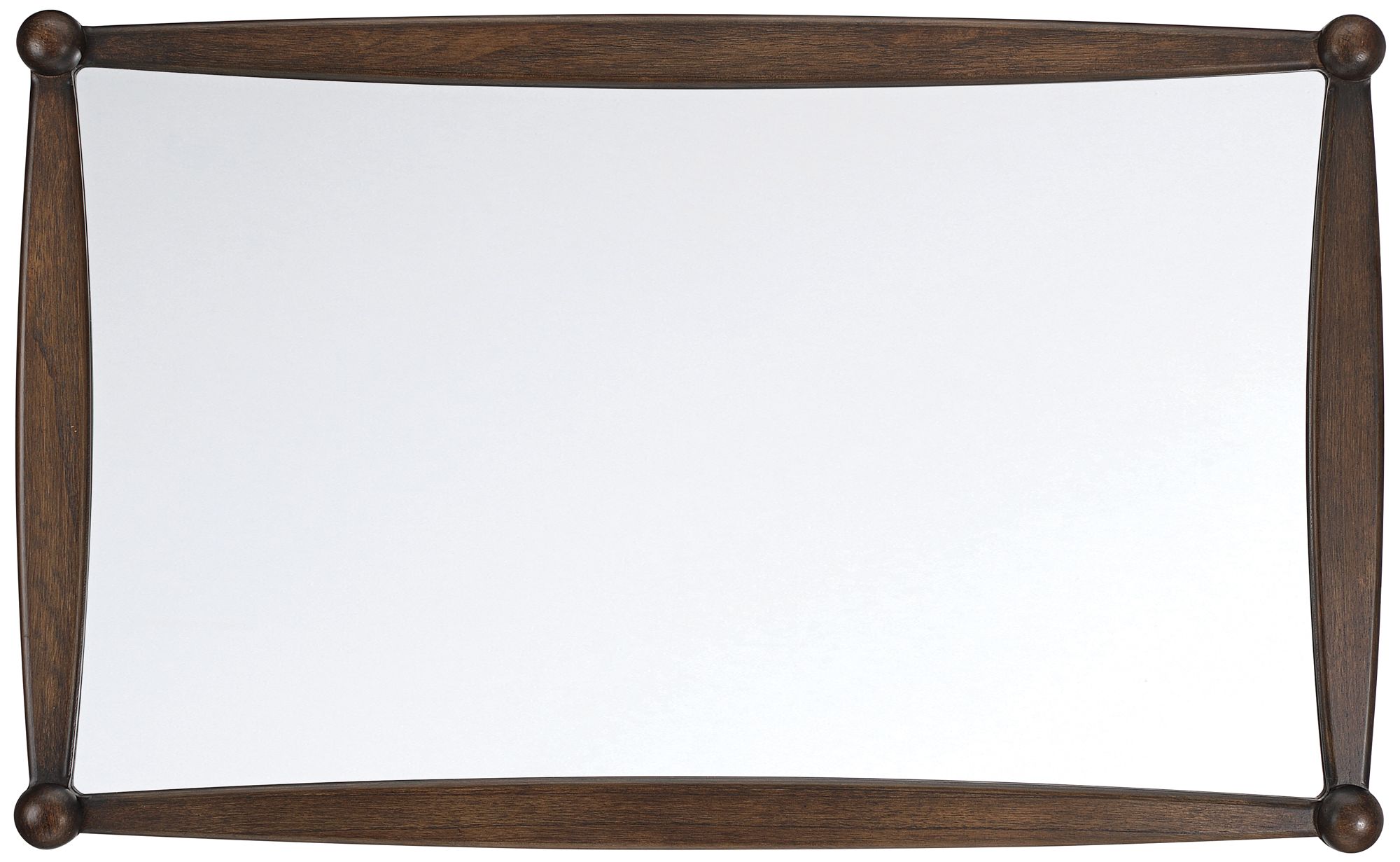 Image 6 Brandy 24" x 39" Pine Wood Traditional Rectangle Wall Mirror more views