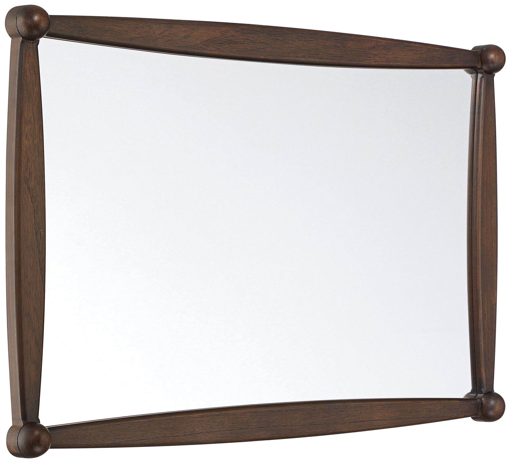 Image 7 Brandy 24" x 39" Pine Wood Traditional Rectangle Wall Mirror more views