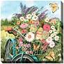 Brandy&#39;s Bike 24" Square All-Weather Outdoor Canvas Wall Art