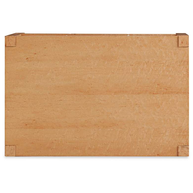 Image 3 Brandyss 26" Wide Natural Birdseye Maple 2-Drawer Nightstand more views