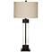 Brannan Bronze and Glass Table Lamp