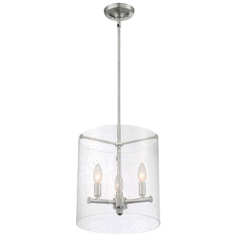 Image 1 Bransel; 3 Light; Pendant Fixture; Brushed Nickel Finish