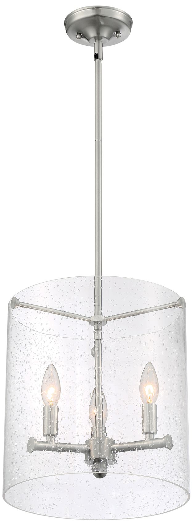 Image 2 Bransel; 3 Light; Pendant Fixture; Brushed Nickel Finish more views