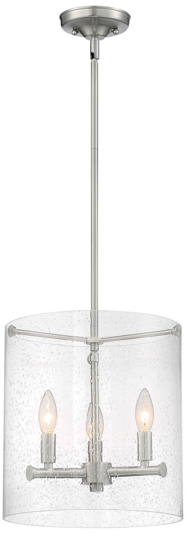 Image 4 Bransel; 3 Light; Pendant Fixture; Brushed Nickel Finish more views