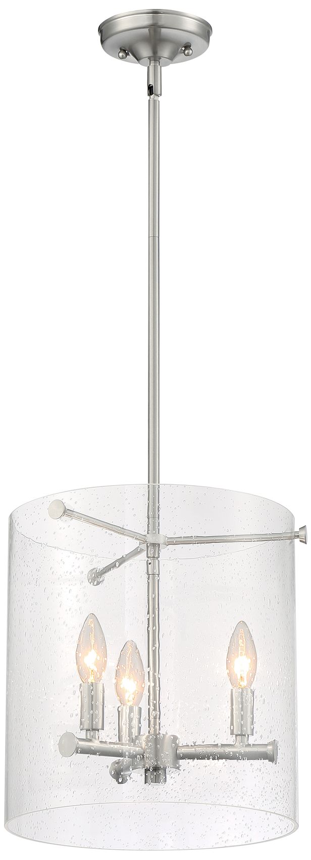 Image 5 Bransel; 3 Light; Pendant Fixture; Brushed Nickel Finish more views