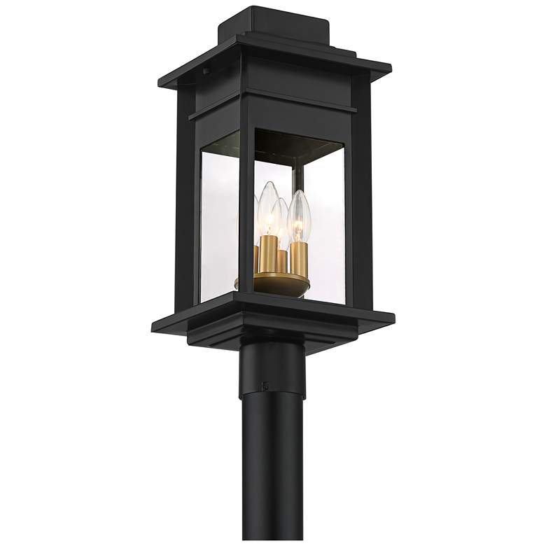 Bransford 19 1/4&quot; High Black Outdoor Post Light more views