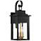 Bransford 19" High Black-Brass Outdoor Lantern Wall Light