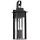 Bransford 28 1/4" High Black-Specked Gray Scroll Outdoor Wall Light