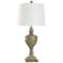 Branson 35.75" High Brown Brushed Polyresin and Metal Table Lamp
