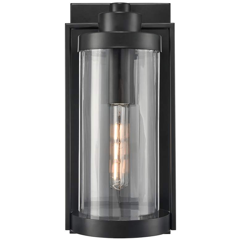Image 2 Braselton 18" High 1-Light Outdoor Wall Sconce in Powder Coated Black more views