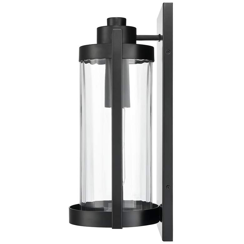 Image 3 Braselton 18" High 1-Light Outdoor Wall Sconce in Powder Coated Black more views