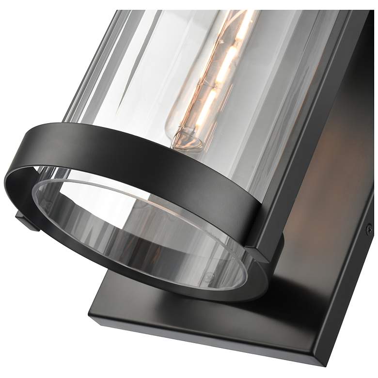 Image 4 Braselton 18" High 1-Light Outdoor Wall Sconce in Powder Coated Black more views