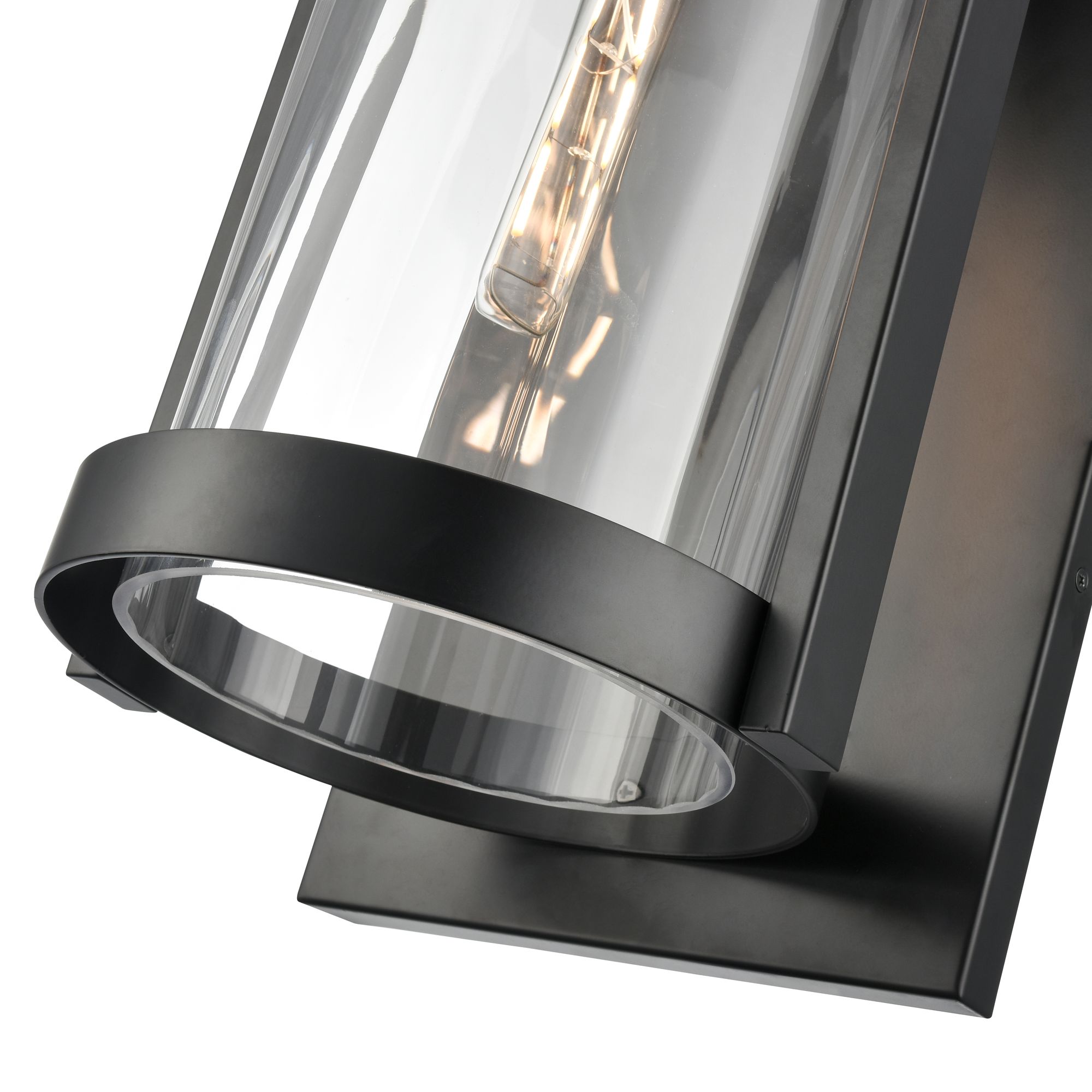 Image 4 Braselton 23.75" High Outdoor Wall Sconce in Powder Coated Black more views