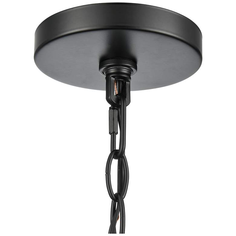 Image 6 Braselton 8" Wide 1-Light Outdoor Hanging Lantern in Powder Coated Black more views