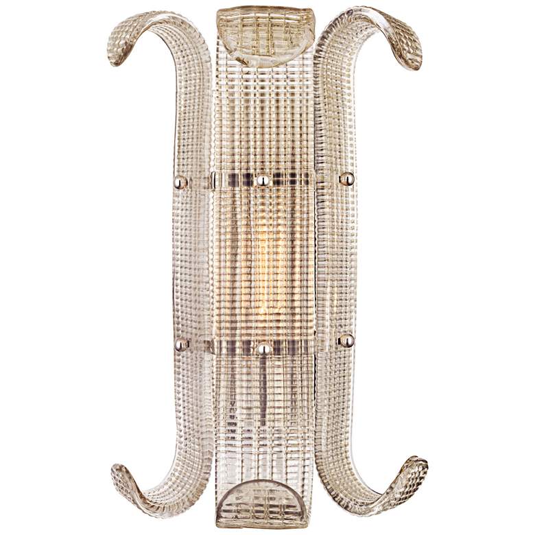 Image 1 Brasher 15 3/4" High Polished Nickel 1-Light Wall Sconce