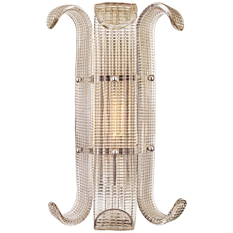 Image 1 Brasher 15 3/4 inch High Polished Nickel 1-Light Wall Sconce