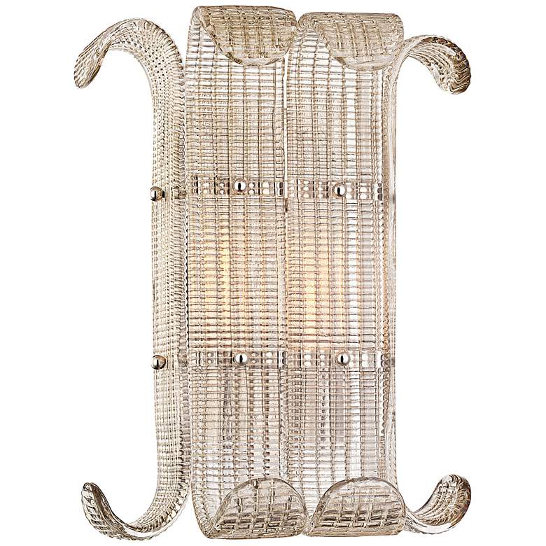 Image 1 Brasher 15 3/4" High Polished Nickel Wall Sconce