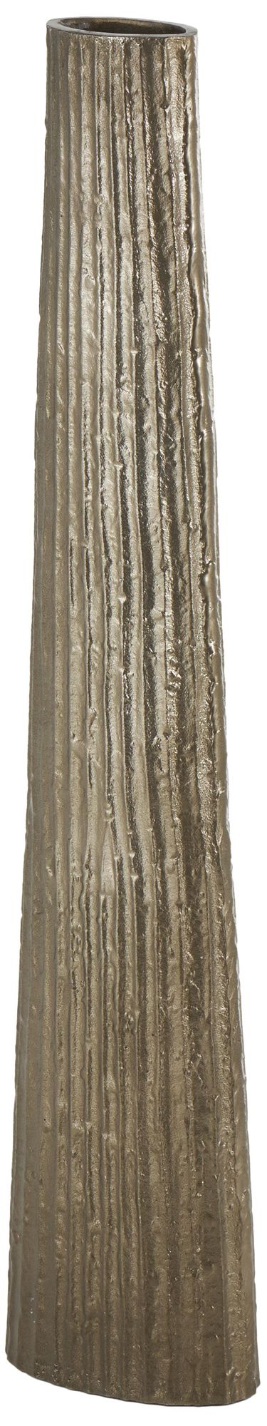 Image 2 Brass Aluminum Metal Industrial Vase, 8" x 4" x 36"