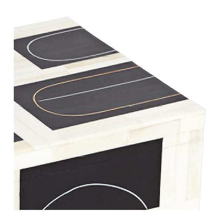 Image 2 Brass Loop 11" Wide Wood Rectangular Decorative Box more views