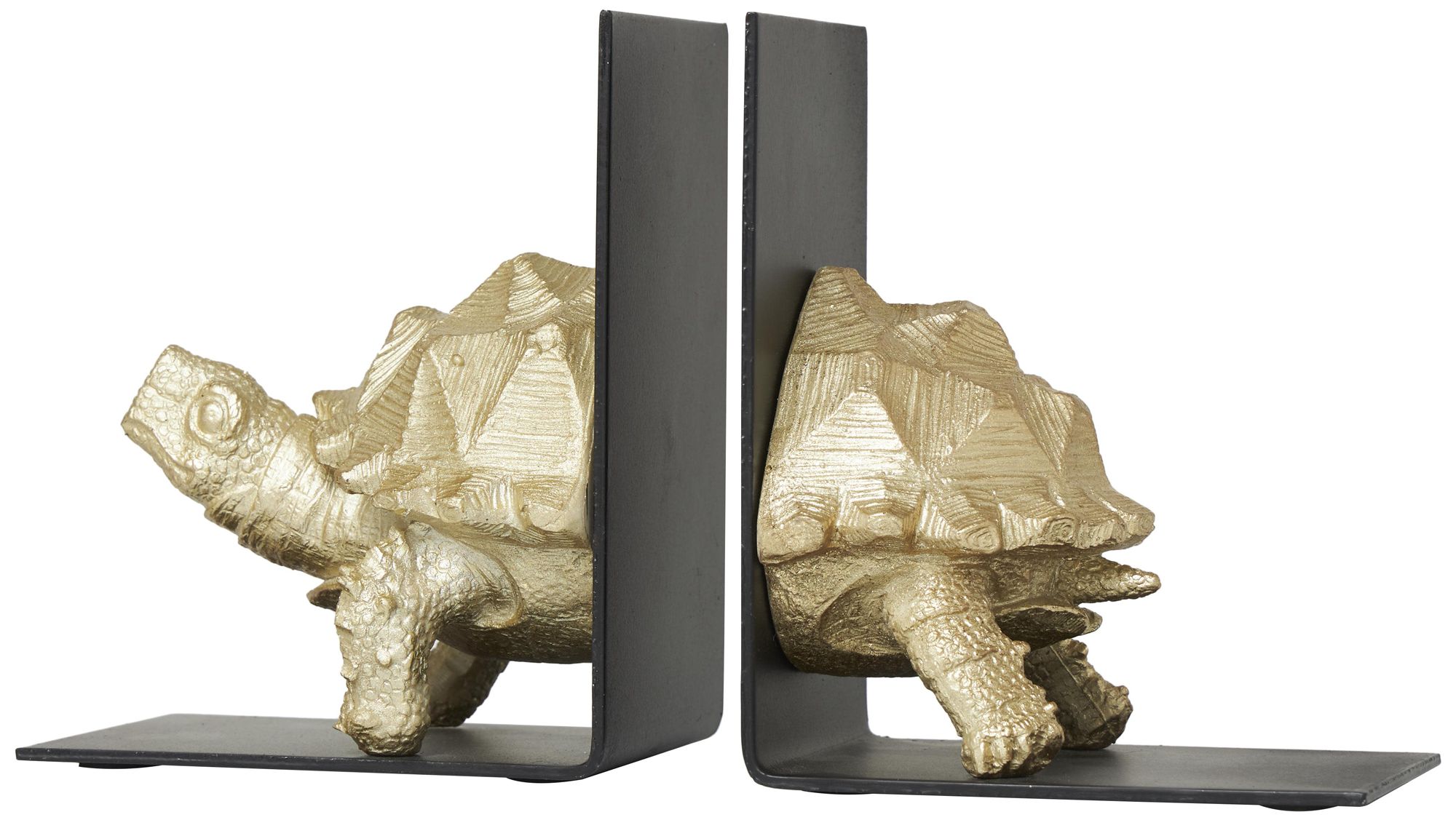 Image 6 Brass Polystone Coastal Bookends, S/2 5"W, 6"H more views
