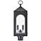 Bratton 25 3/4"H Coated Black 2-Light Outdoor Post Light