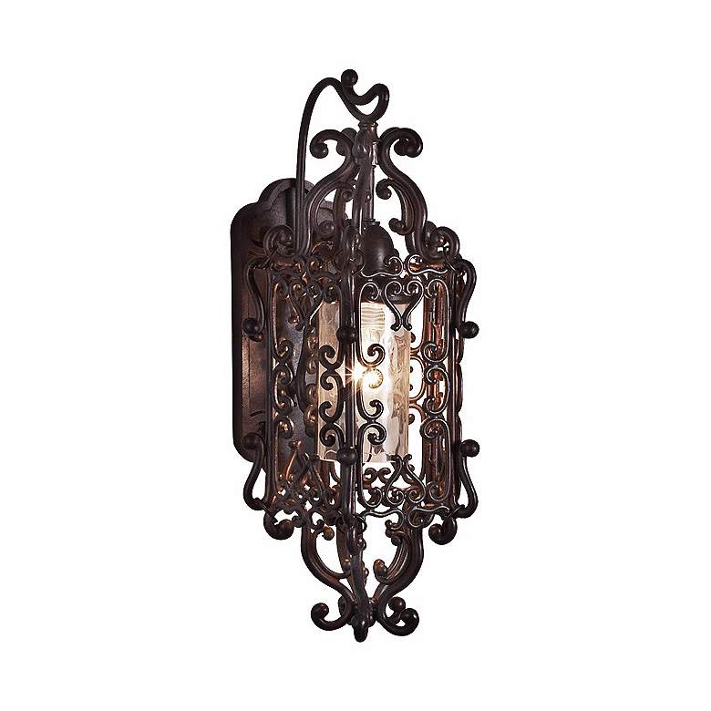 Image 1 Bravada Chestnut 25 inch High Outdoor Wall Sconce