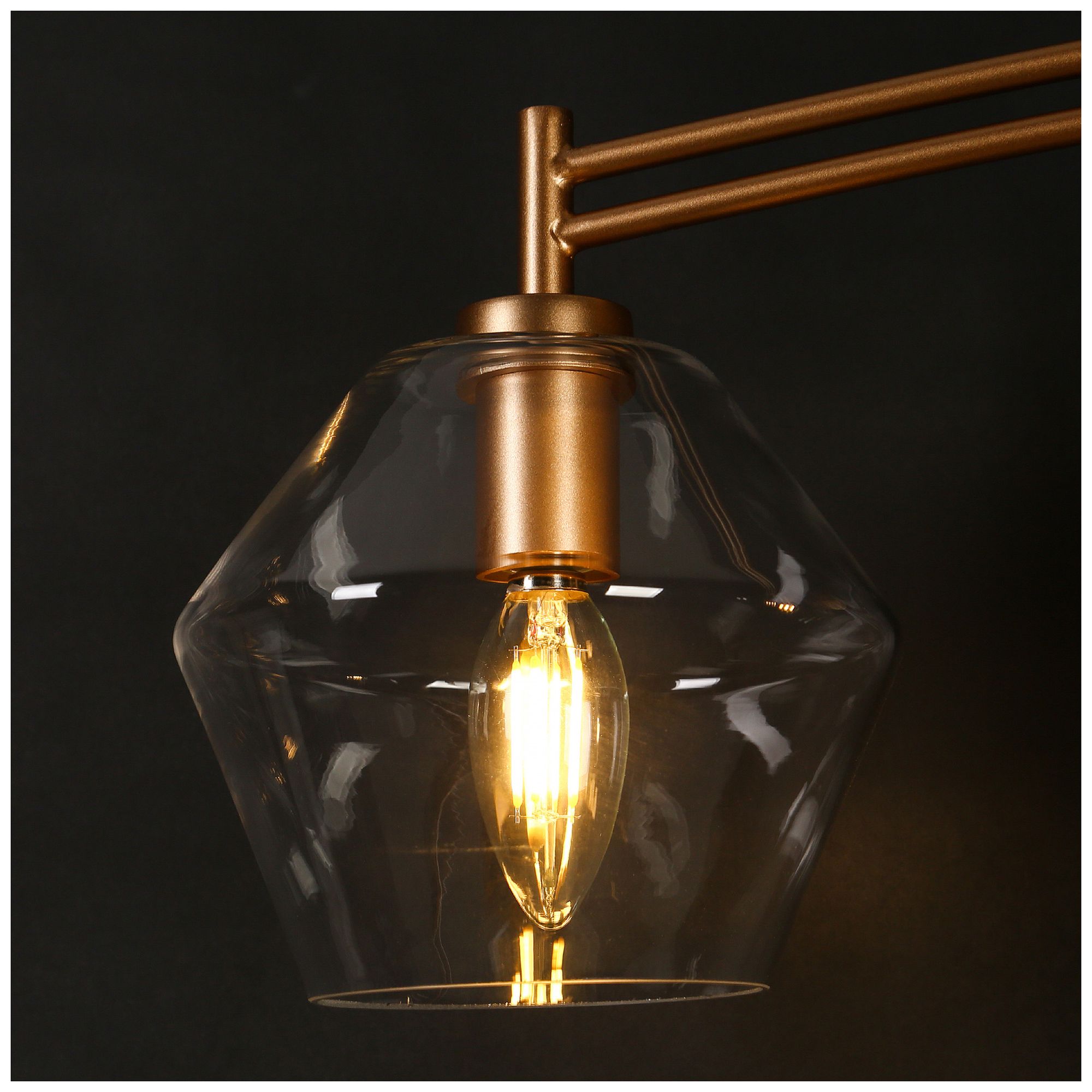Bravaputra 3-Light Glass Bath Vanity Light - Made to Order