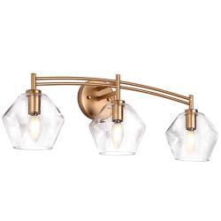 Bravaputra 3-Light Glass Bath Vanity Light