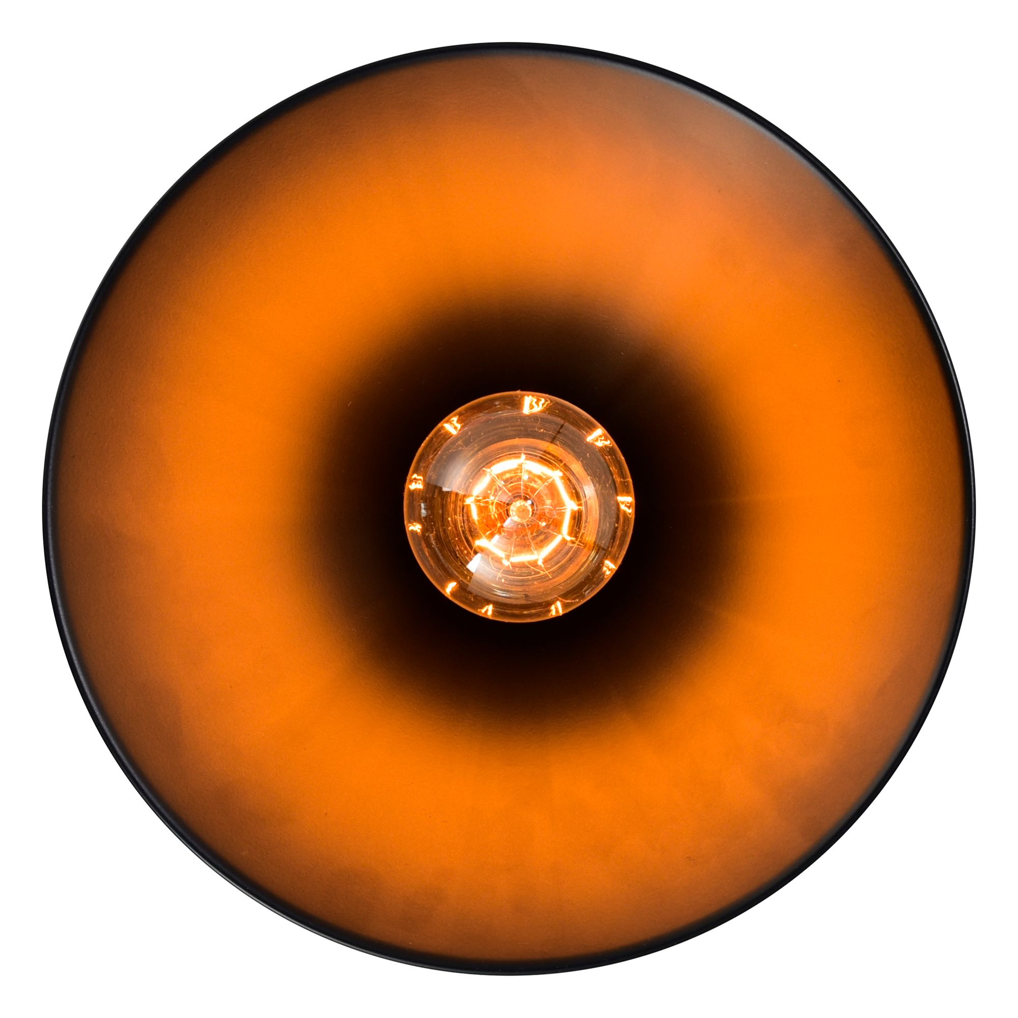 Image 5 Brave 1 Light Down Mini Pendant With Black Finish more views