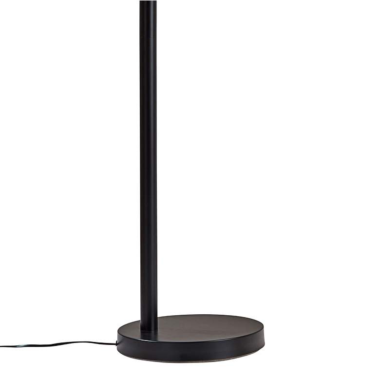 Image 4 Braxton Dark Bronze Metal 3-Arm Arc Floor Lamp more views