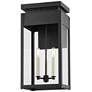 Braydan 22 1/2" High Texture Black Outdoor Wall Light