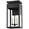 Braydan 22 1/2" High Texture Black Outdoor Wall Light