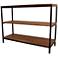 Brayden 40" Wide Chestnut Wood Rectangular Bookcase
