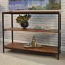 1_Brayden 40" Wide Chestnut Wood Rectangular Bookcase