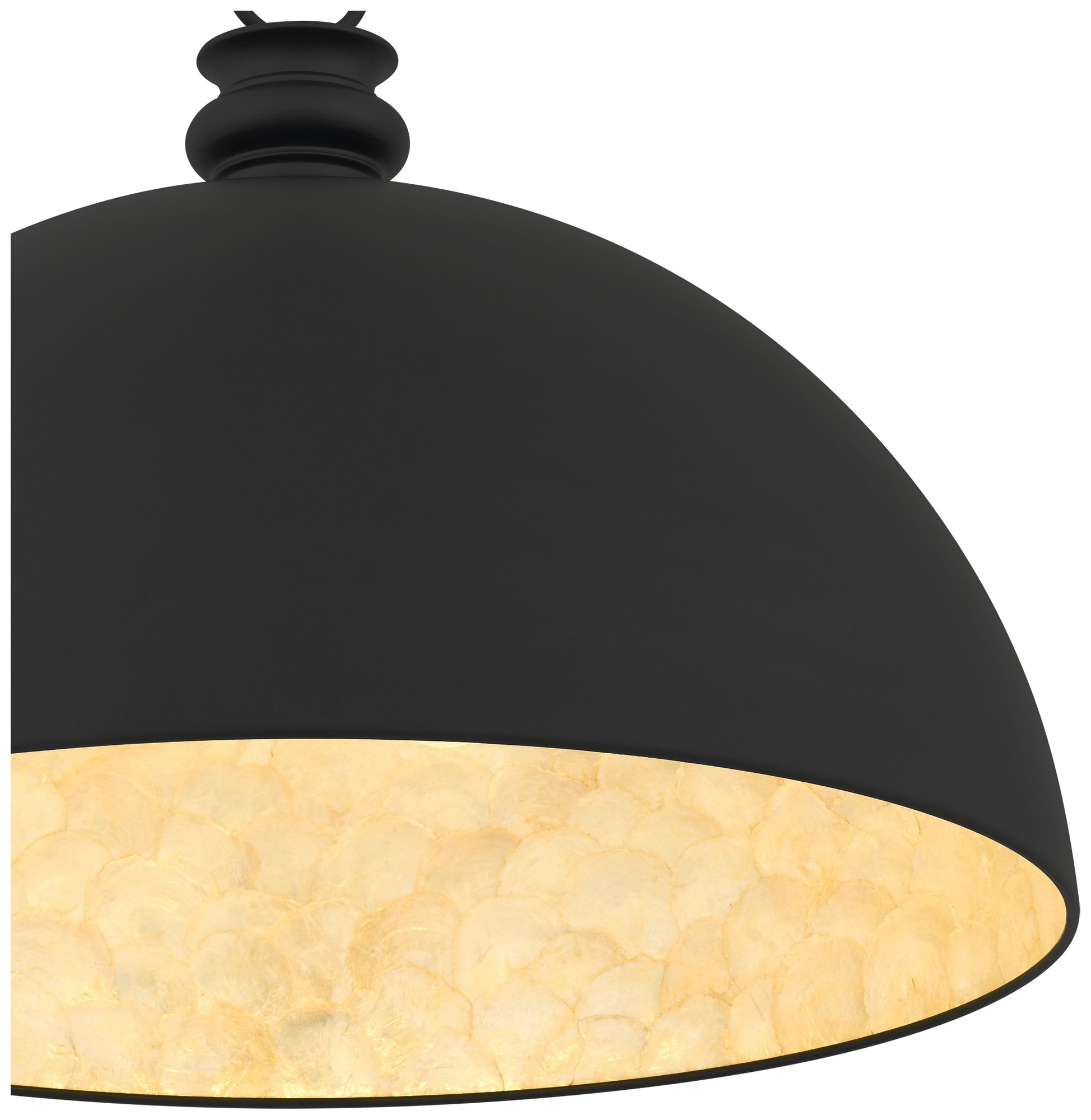 Braylon 1-Light Matte Black Pendant Light
