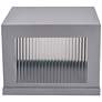 1_Braylon 11" High LED Silver LED Outdoor Pillar Mount Light