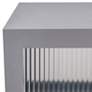2_Braylon 11" High LED Silver LED Outdoor Pillar Mount Light more views