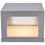 3_Braylon 11" High LED Silver LED Outdoor Pillar Mount Light more views