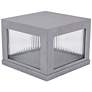 4_Braylon 11" High LED Silver LED Outdoor Pillar Mount Light more views