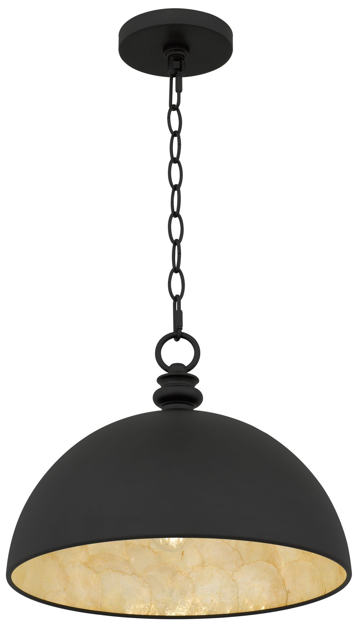 Braylon 4-Light Matte Black Pendant Light