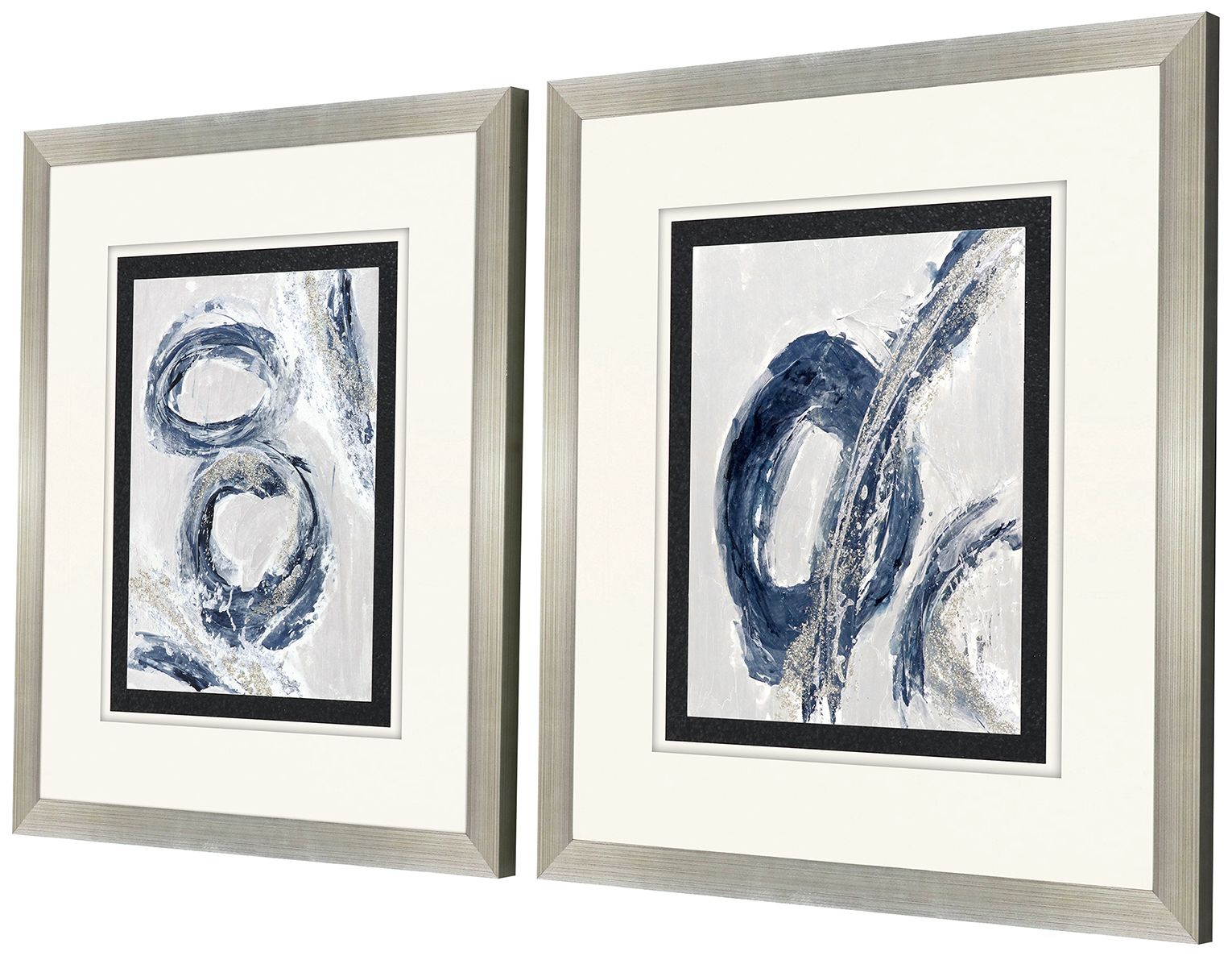 Image 2 Breakdown 28"W x 32"H Framed Art Set of 2 more views