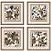 Breath of Air 19" Square 4-Piece Framed Wall Art Set