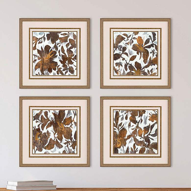 Image 1 Breath of Air 19" Square 4-Piece Framed Wall Art Set