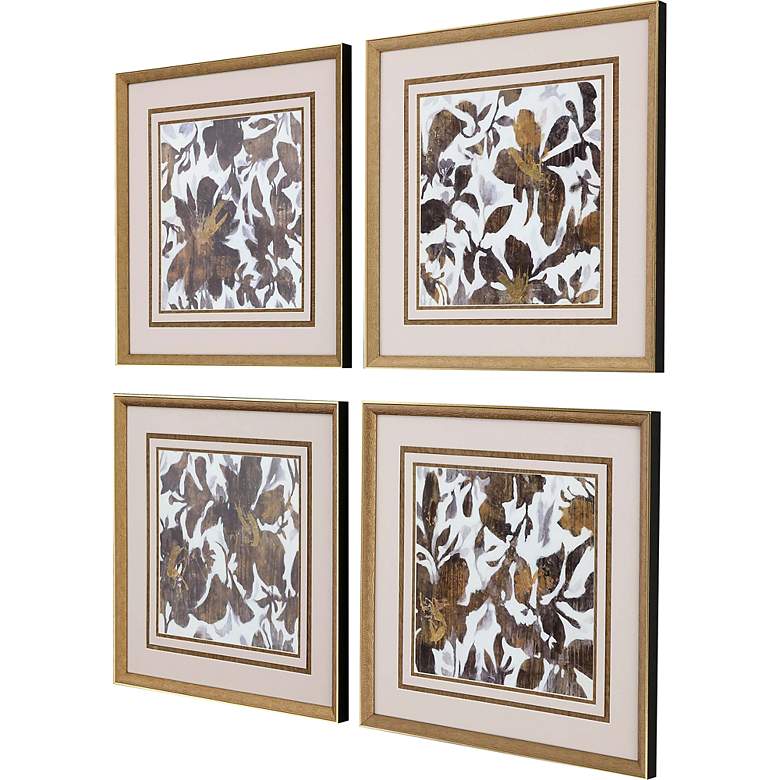 Image 5 Breath of Air 19 inch Square 4-Piece Framed Wall Art Set more views